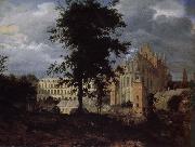 Jan van der Heyden Old Palace landscape Germany oil painting artist